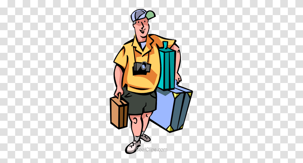 Family Vacations Royalty Free Vector Clip Art Illustration, Person, Human, Bag, Briefcase Transparent Png