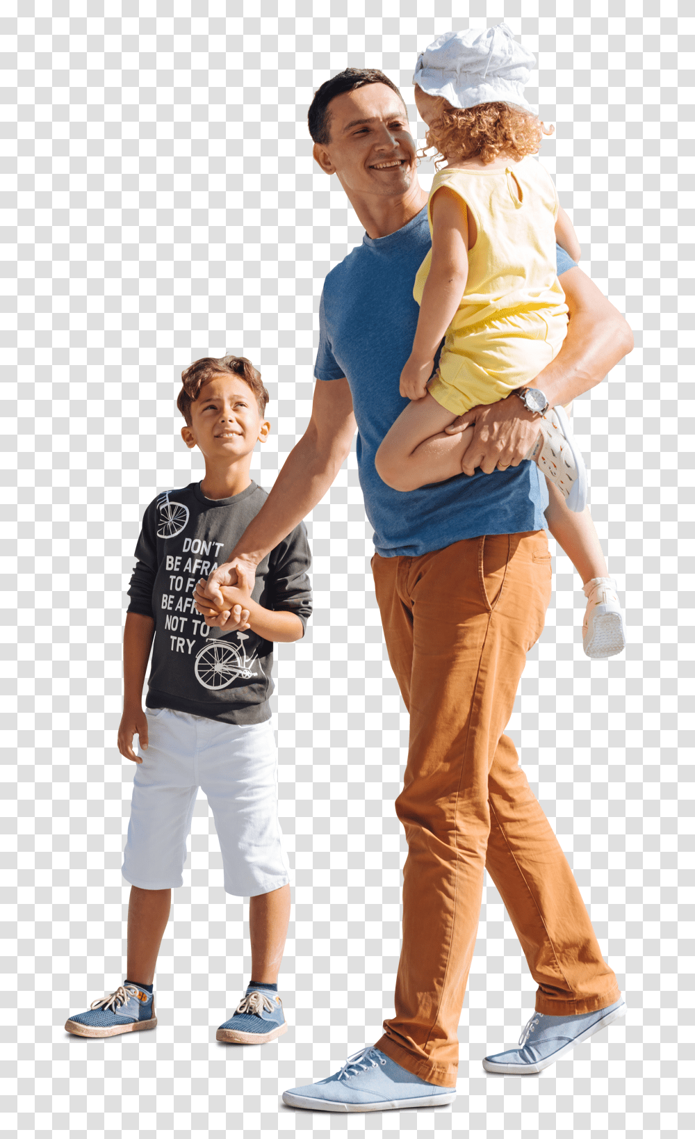 Family Walking Large Family, Person, Shoe, Footwear Transparent Png