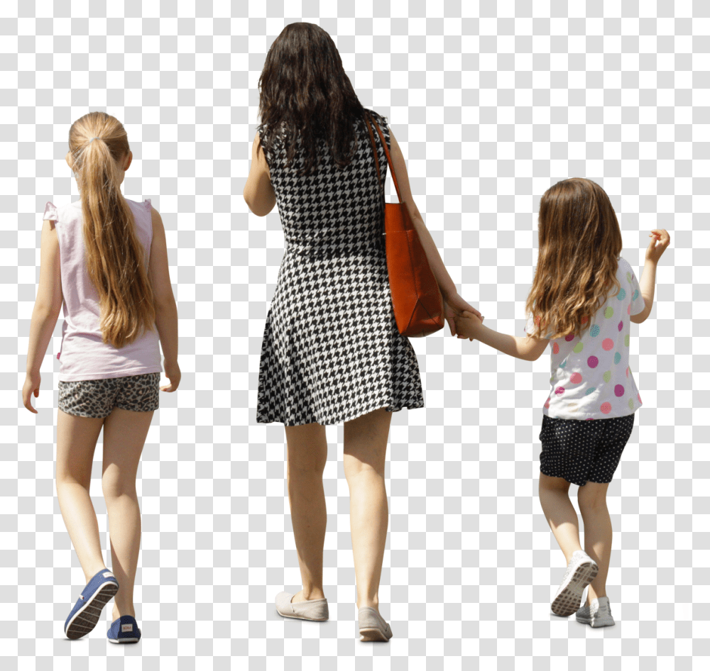 Family Walking People Family Walking, Person, Blonde, Woman Transparent Png