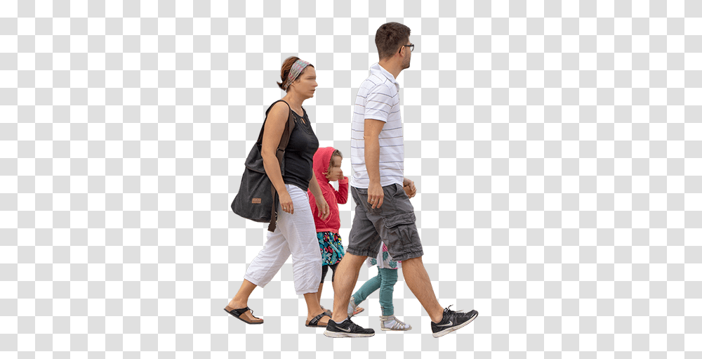 Family Walking Summer Or Spring Weather Summer People Walking, Person, Clothing, Dance Pose, Leisure Activities Transparent Png