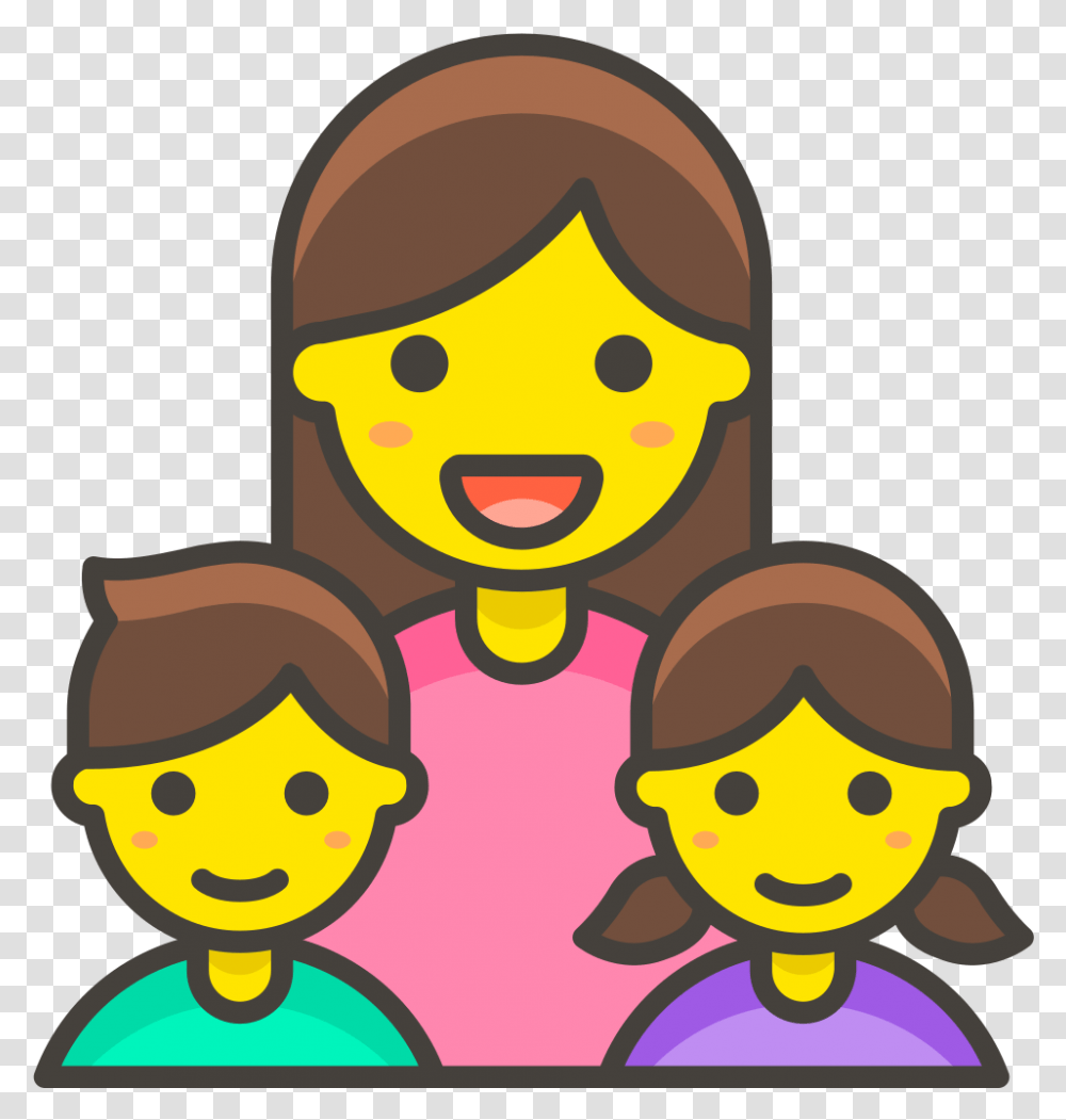 Family Woman Girl Boy Family Of 4 1 Girl 1 Boy, Person, Human, People, Poster Transparent Png