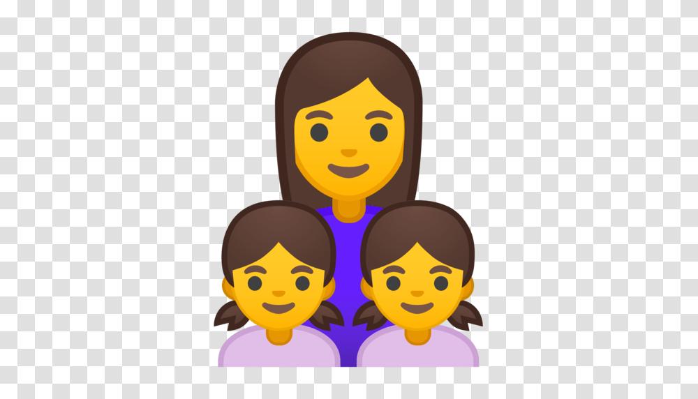 Family Woman Girl Girl Emoji Transparent Png