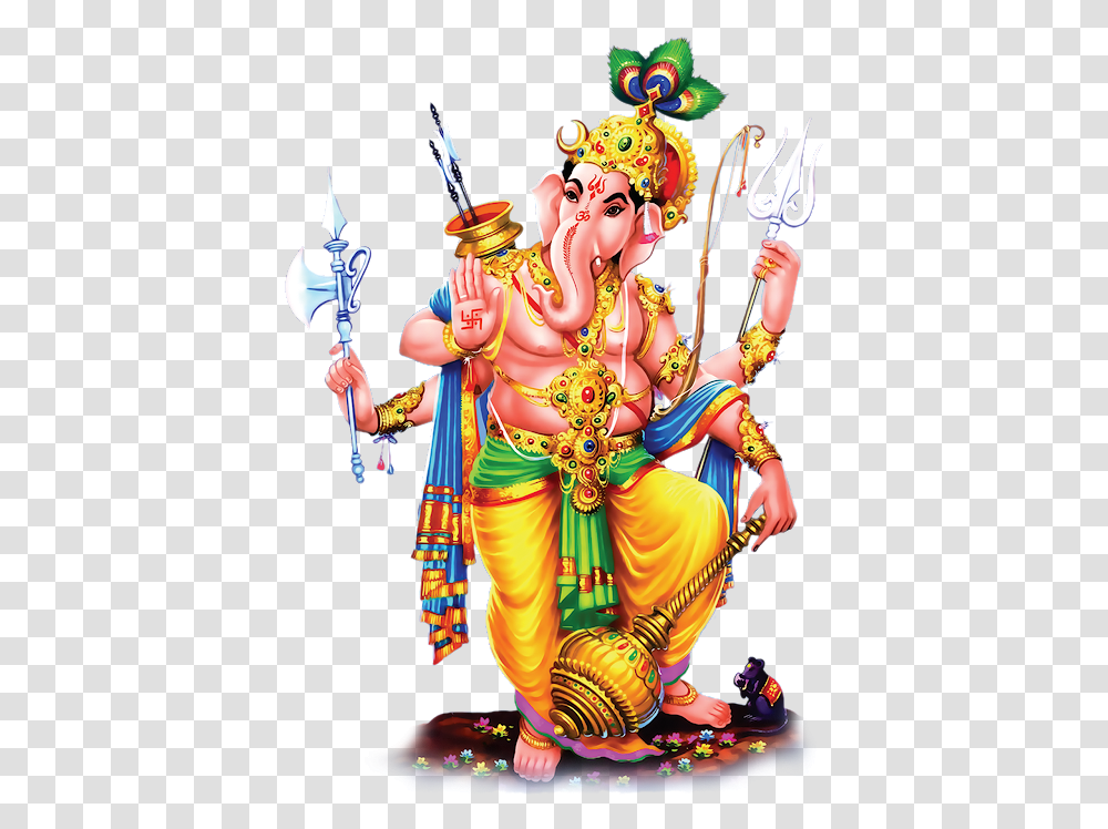 Famous God Vinayaka Hd Photos And Images Free Downloads Ganesh Hd Image, Person, Performer, Crowd, Festival Transparent Png