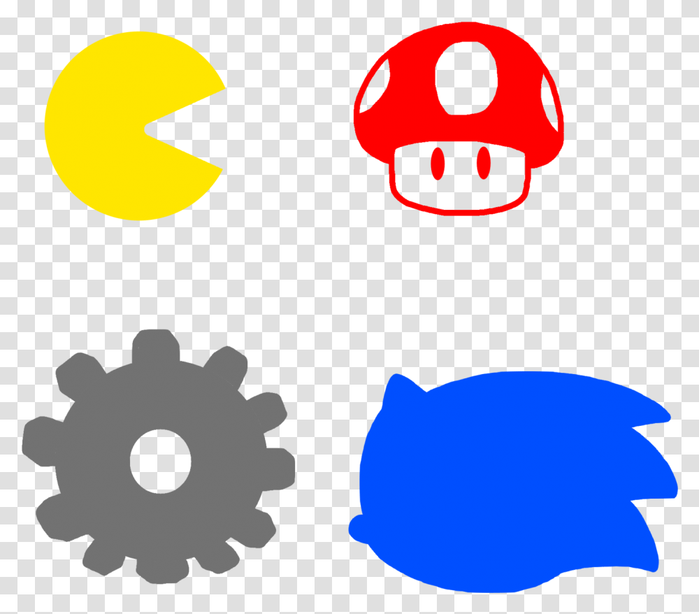 Famous Nintendo Game Symbols Symbols In Video Games Nintendo Symbols, Machine, Pac Man Transparent Png