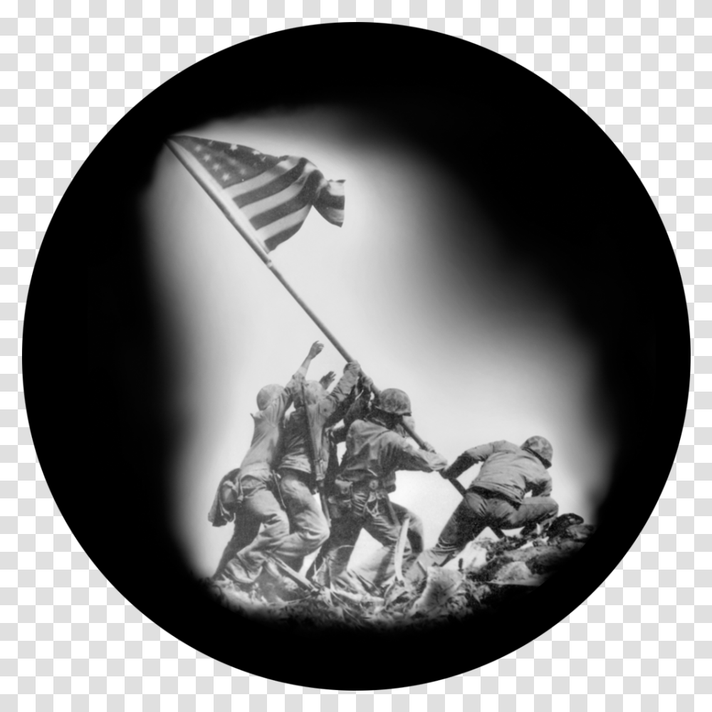 Famous Photo At Iwo Jima, Flag, Person, Human Transparent Png