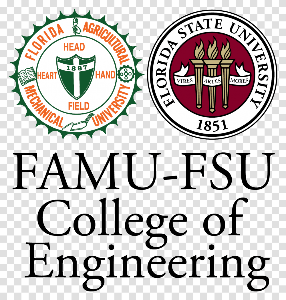 Famu Fsu College Of Engineering Florida State University, Logo, Trademark, Badge Transparent Png