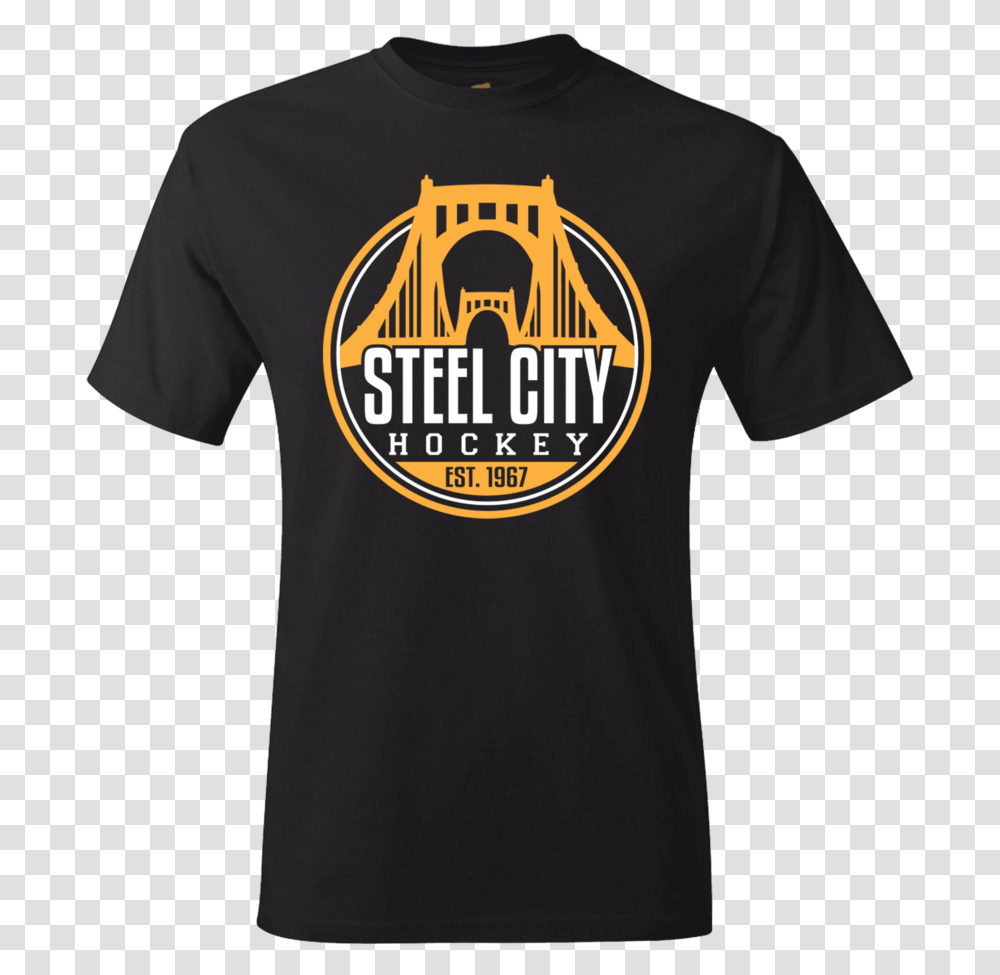 Fan Apparel Penguins Steel City Hockey Black T Shirt Becky Lynch New Shirts, T-Shirt Transparent Png