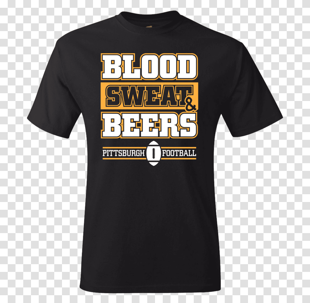 Fan Apparel Steelers Blood Sweat Amp Beers Pittsburgh Trumpet Designs For T Shirts, T-Shirt Transparent Png