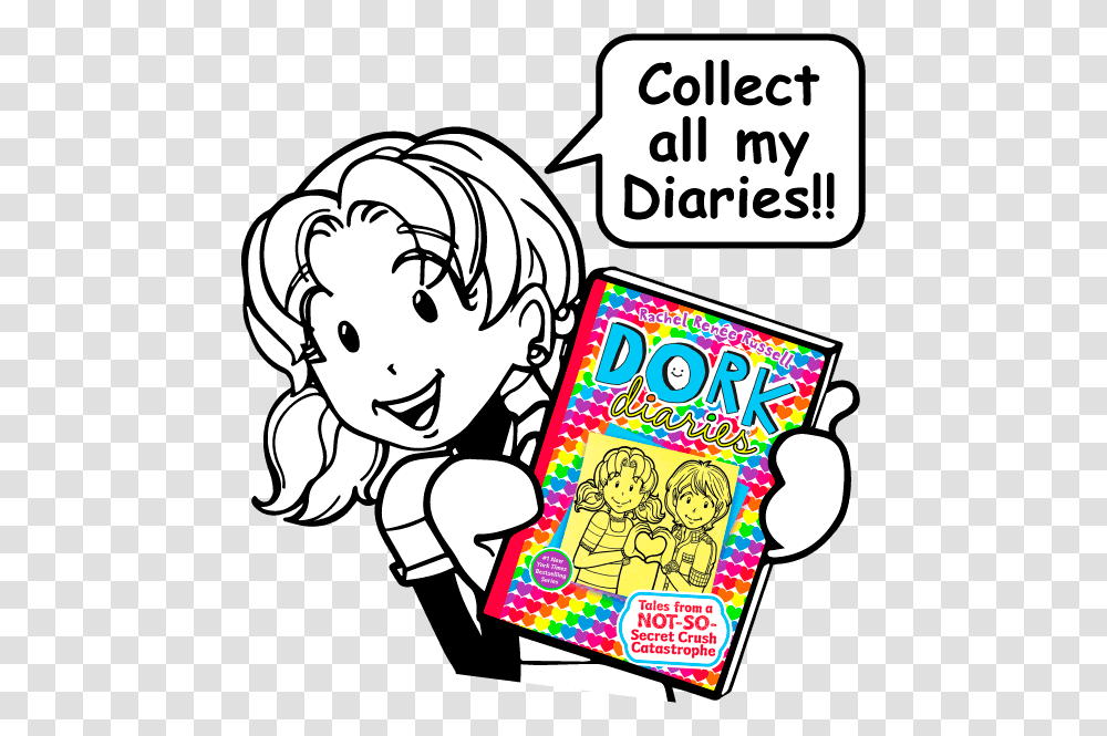 Fan Art Dork Diaries Dork Diaries Birthday Invitations, Comics, Book, Advertisement, Manga Transparent Png