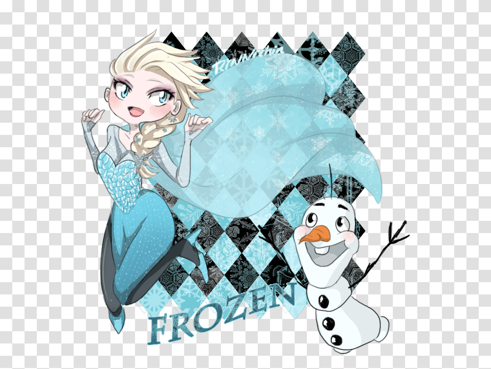 Fan Art Frozen Elsa And Olaf By Rinnichin Frozen Fanart Elsa And Olaf, Bag, Apparel, Handbag Transparent Png