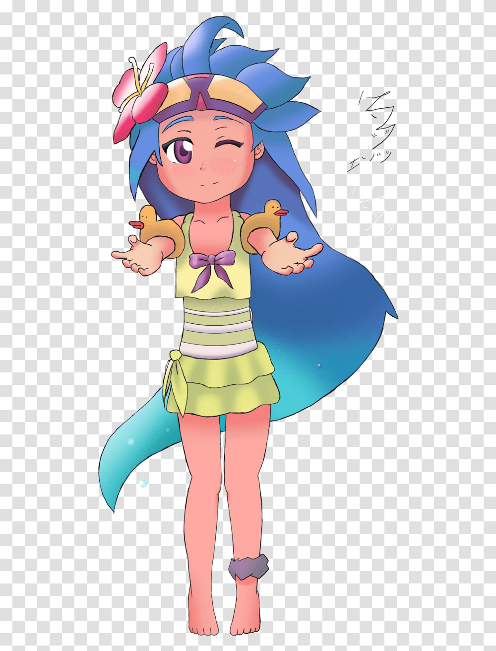 Fan Art Zoe Pool Party Pool Zoe Fanart, Person, Female, Girl Transparent Png