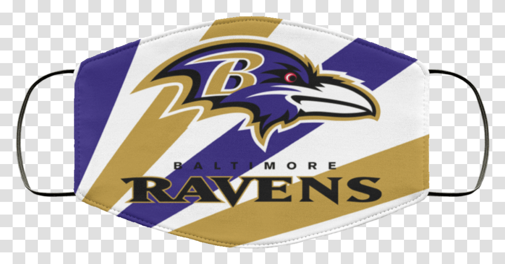 Fan Baltimore Ravens Face Mask Filter Baltimore Ravens Logo Text, Label, Sport, Sports, Rugby Ball Transparent Png