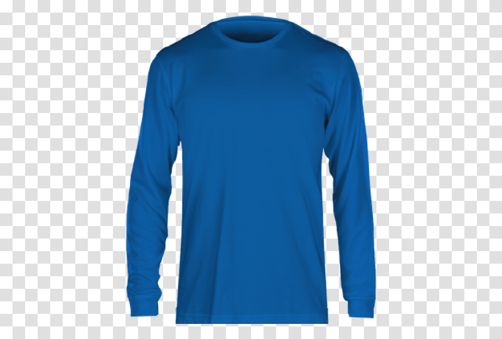 Fan Cloth Long Sleeve Tee Blue Long Sleeved T Shirt, Apparel, Person, Human Transparent Png