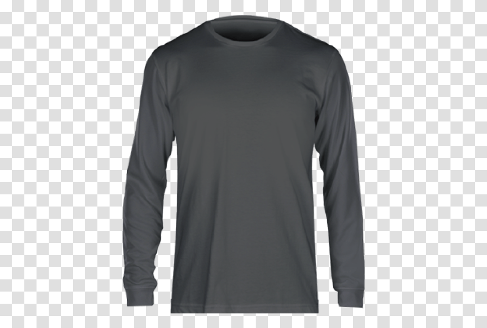 Fan Cloth Long Sleeve Tee Graphite, Apparel, Person, Human Transparent Png