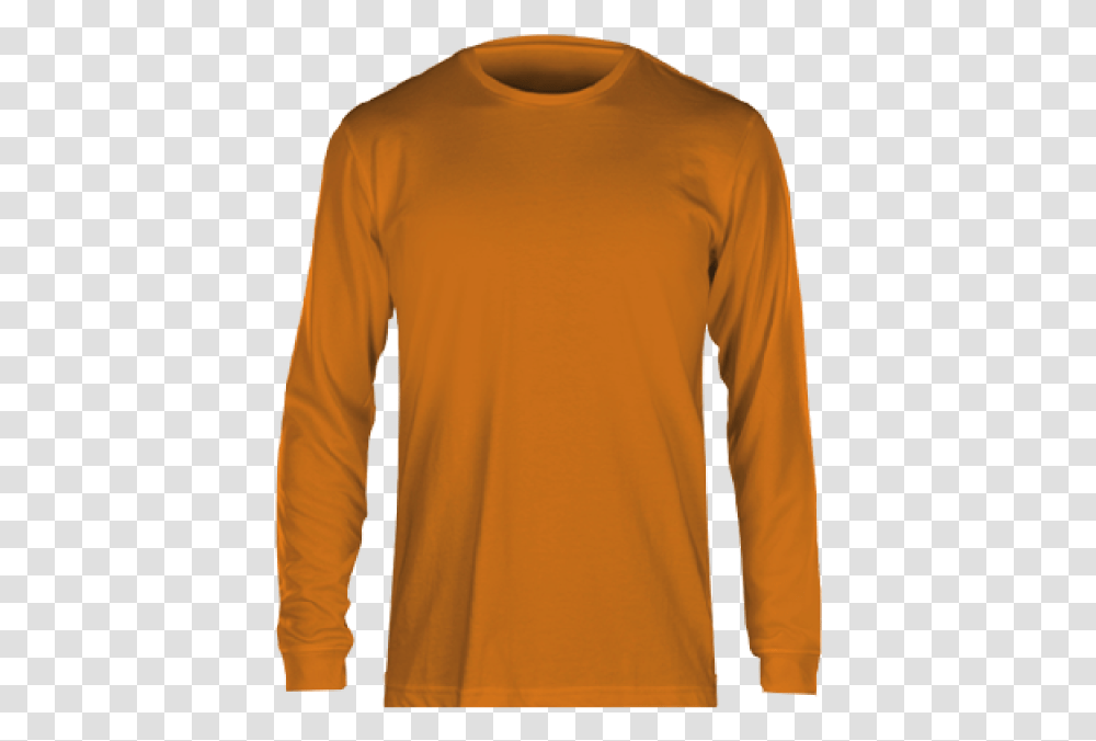 Fan Cloth Long Sleeve Tee Orange Long Sleeved T Shirt, Apparel Transparent Png