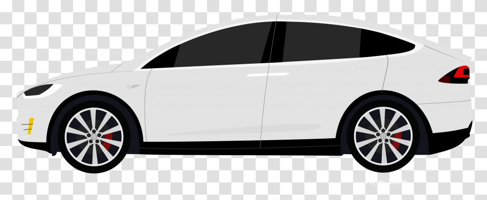 Fan Tesla Model X Vector, Sedan, Car, Vehicle, Transportation Transparent Png