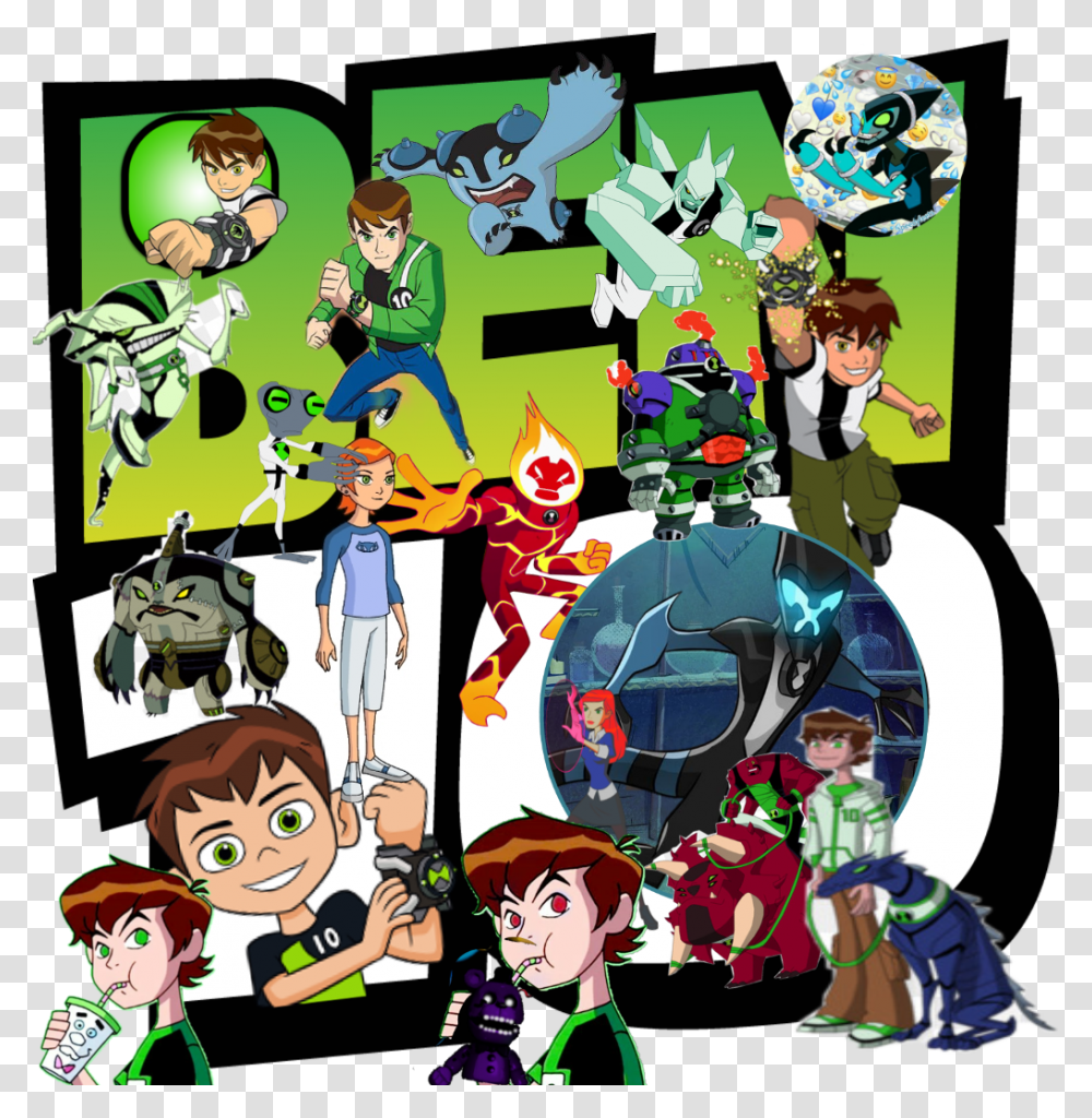 Fanart Ben 10 Fan Art, Comics, Book, Collage, Poster Transparent Png