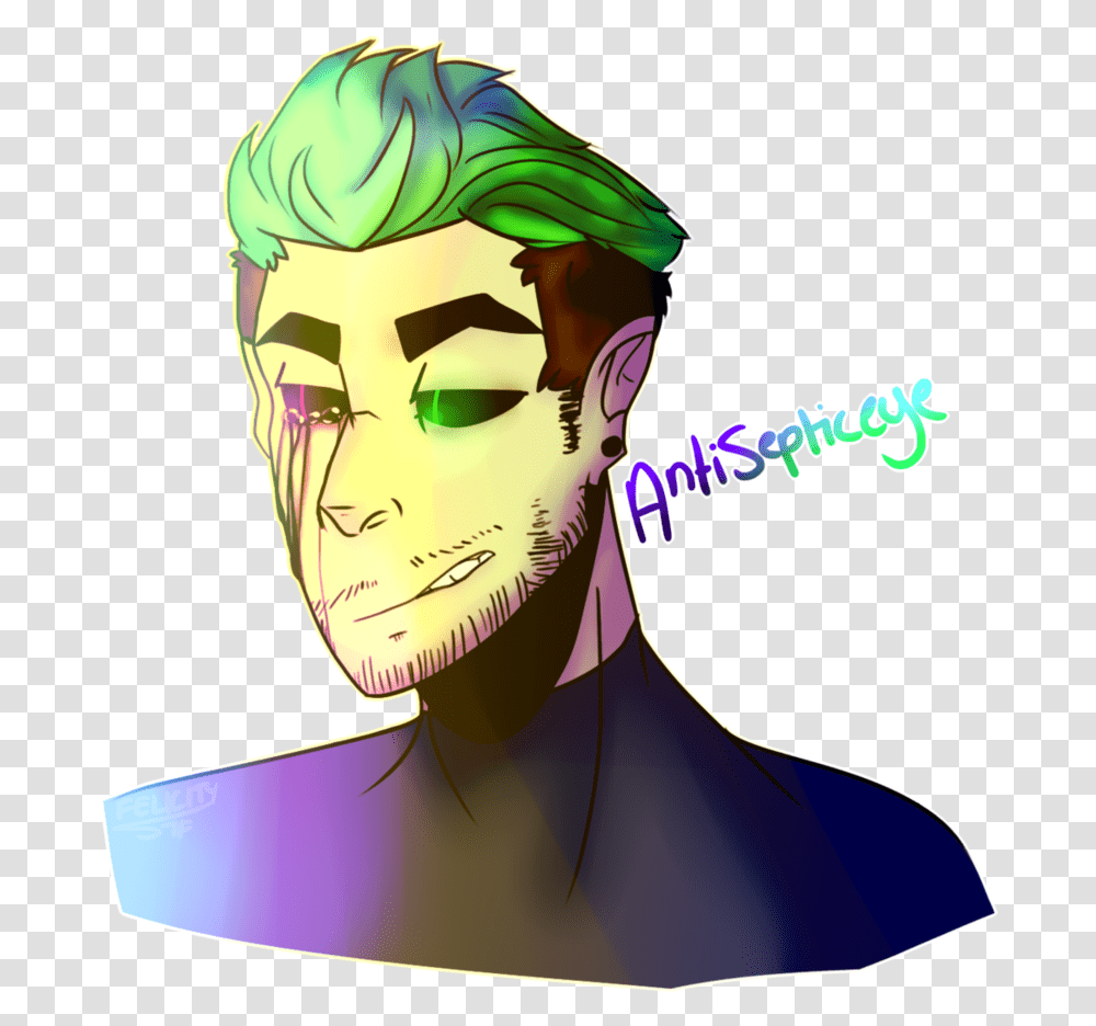 Fanart Jacksepticeye By Astigmaaa Illustration, Face, Person, Head Transparent Png