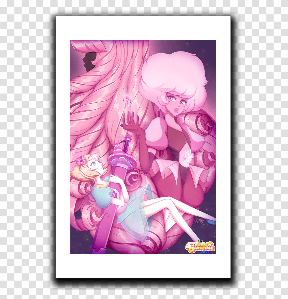 Fanart Pink Diamond Steven Universe, Comics, Book, Manga Transparent Png