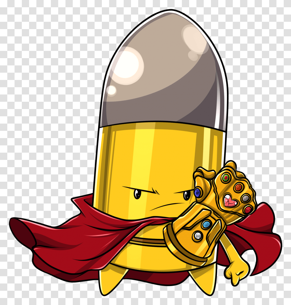 Fanartbullet And The Infinity Guontlet Bullet Enter The Gungeon Characters, Weapon, Ammunition, Helmet Transparent Png