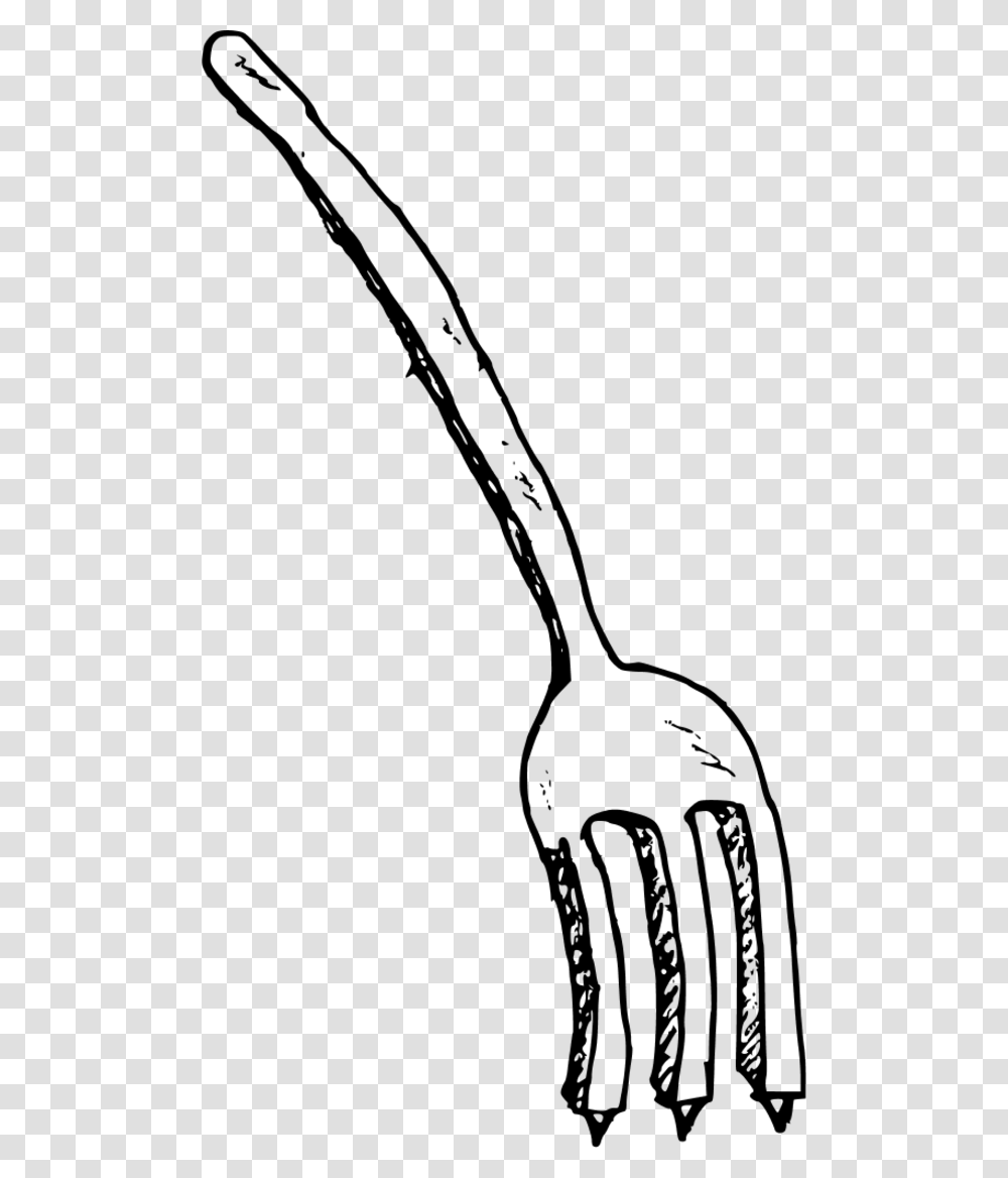 Fancied Clipart Fork Folk Black And White, Gray, World Of Warcraft Transparent Png