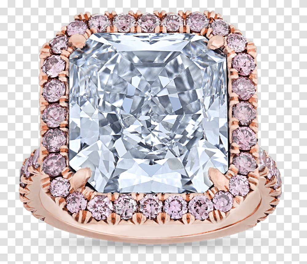 Fancy Blue Diamond Ring Diamond Transparent Png