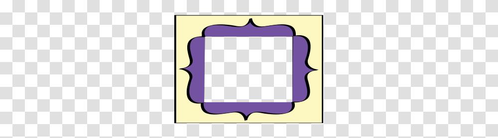 Fancy Border, Cushion, Purple, Electronics Transparent Png