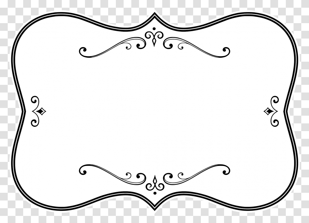 Fancy Candy Borders And Frames, Stencil, Mustache, Pattern Transparent Png