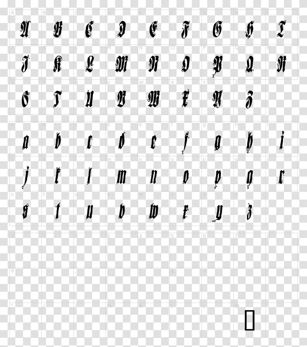 Fancy Celtic Font, Number, Calendar Transparent Png