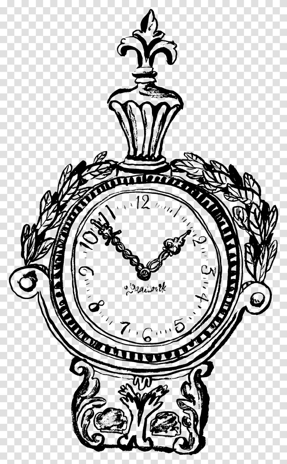 Fancy Clock, Gray, World Of Warcraft Transparent Png