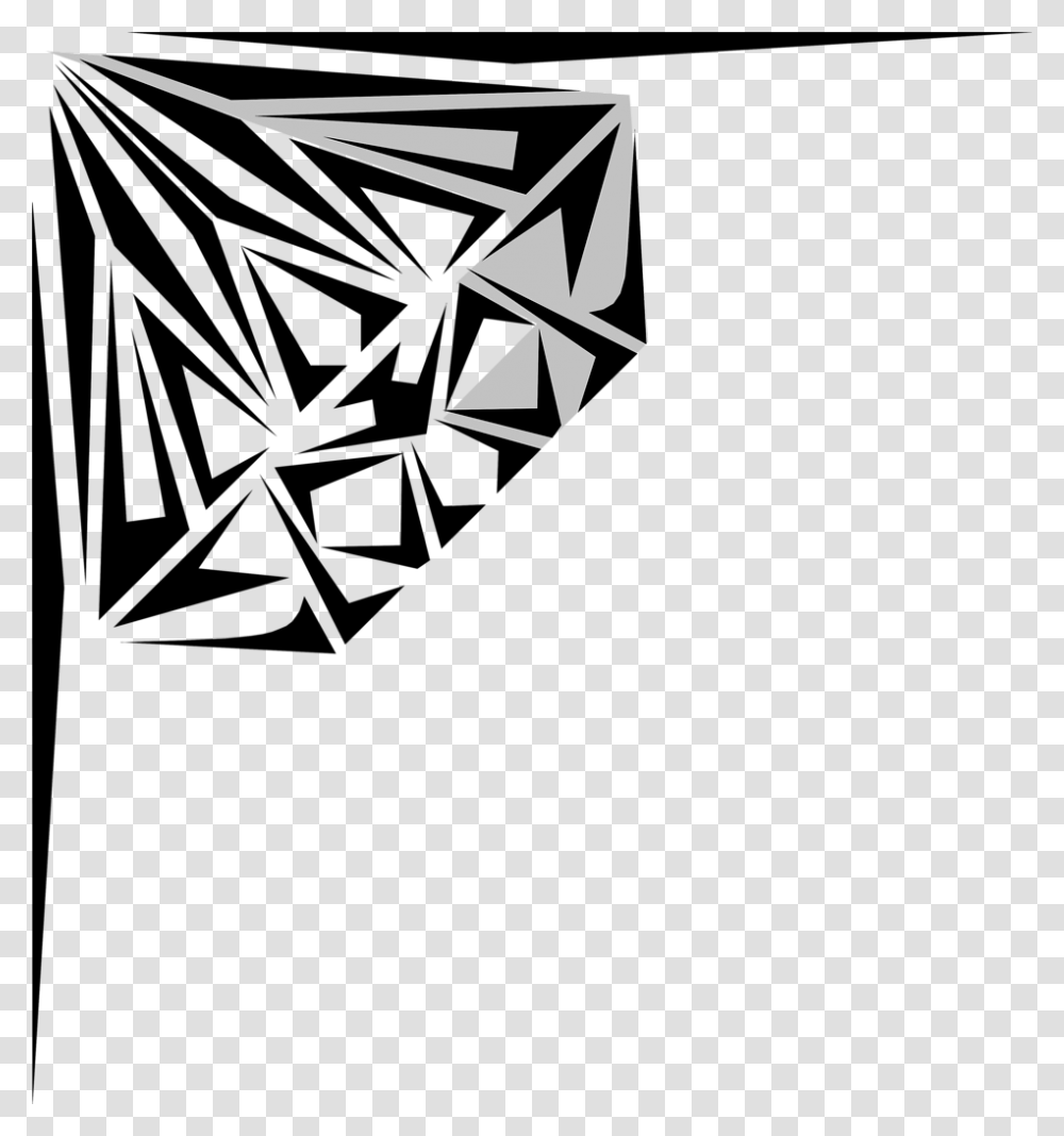 Fancy Diamond Cliparts, Triangle, Alphabet Transparent Png