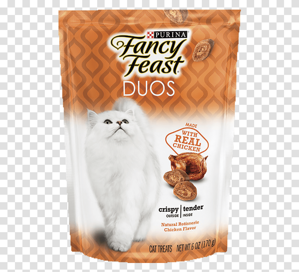 Fancy Feast Duos Cat Treats, Pet, Mammal, Animal, Food Transparent Png