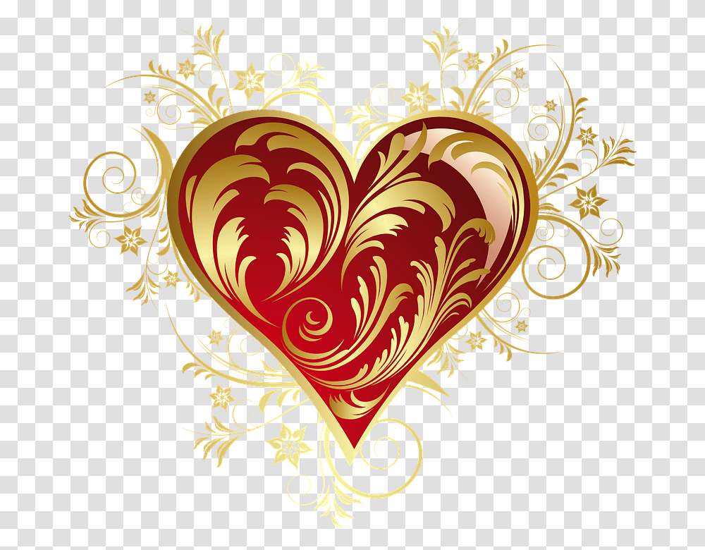 Fancy Filigree Heart Art, Pattern, Floral Design, Ornament Transparent Png