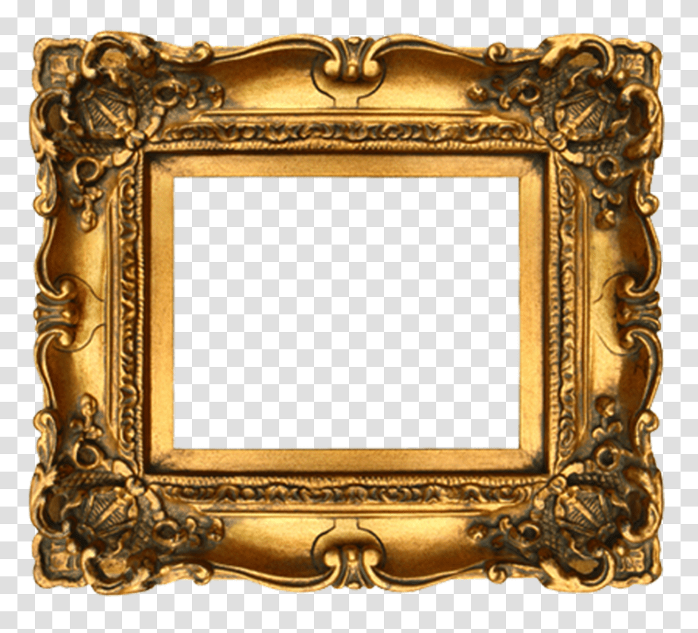 Fancy Frame Image Vector Clipart, Bronze, Gold, Treasure, Painting Transparent Png