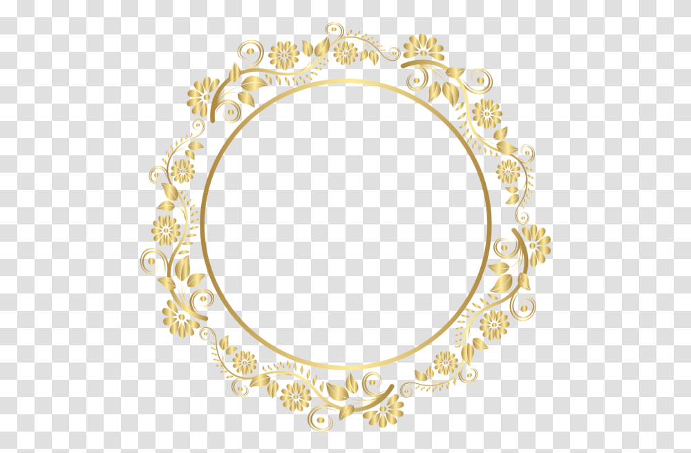 Fancy Gold Border For Free Download Vector Golden Frame, Oval, Bracelet, Jewelry, Accessories Transparent Png