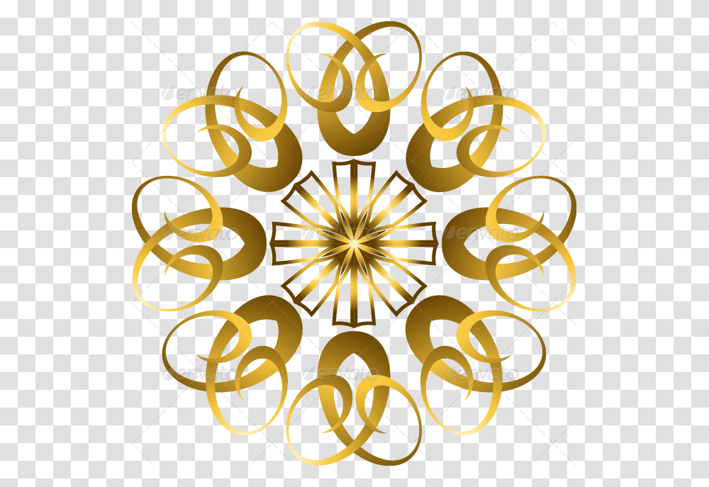 Fancy Gold Border, Pattern, Ornament Transparent Png