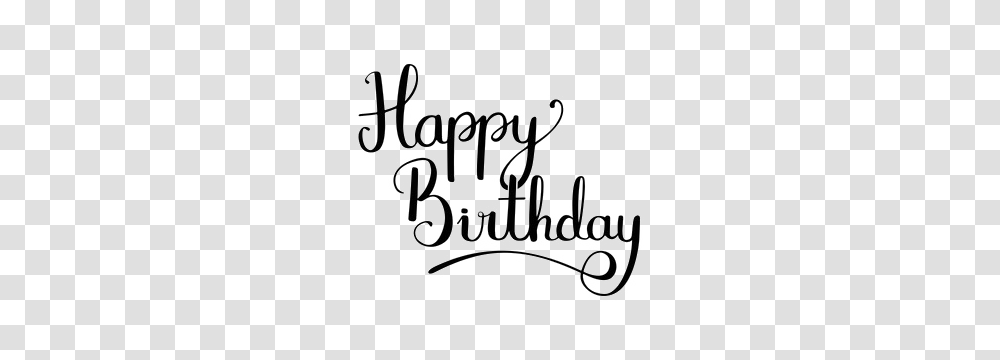 Fancy Happy Birthday Images, Calligraphy, Handwriting Transparent Png