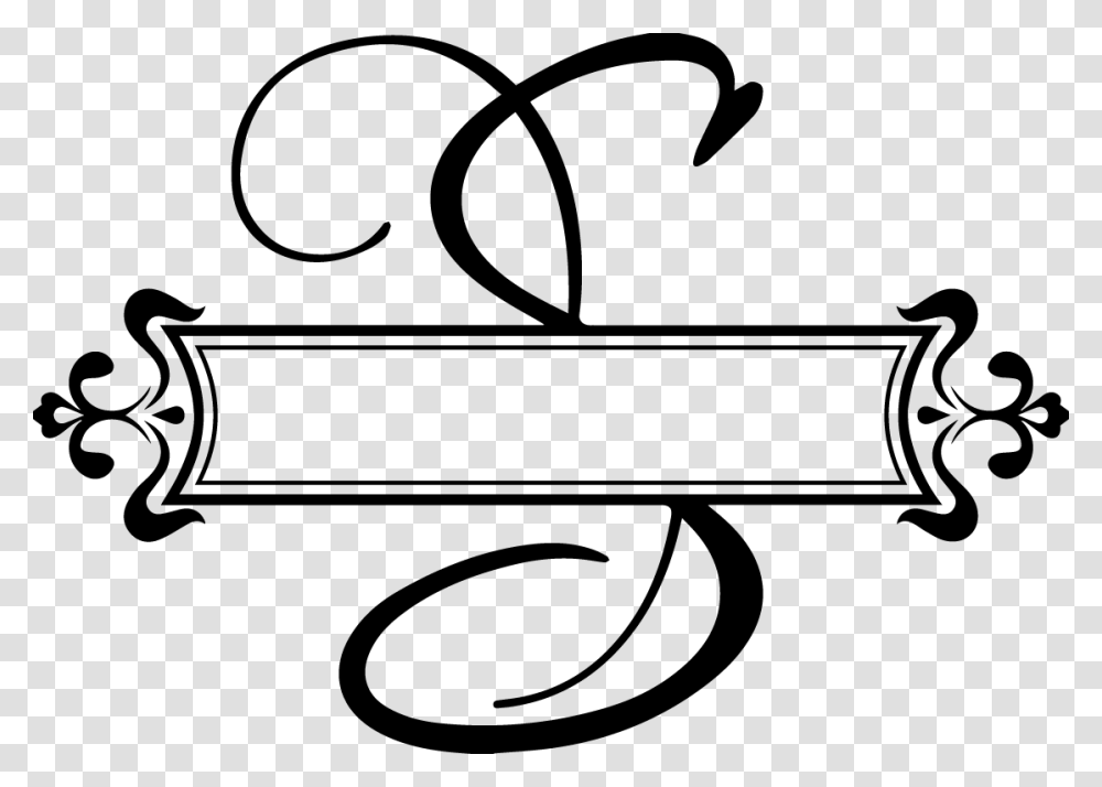 Fancy Letter A Split Monogram Letter D, Label, Stencil, Handwriting Transparent Png