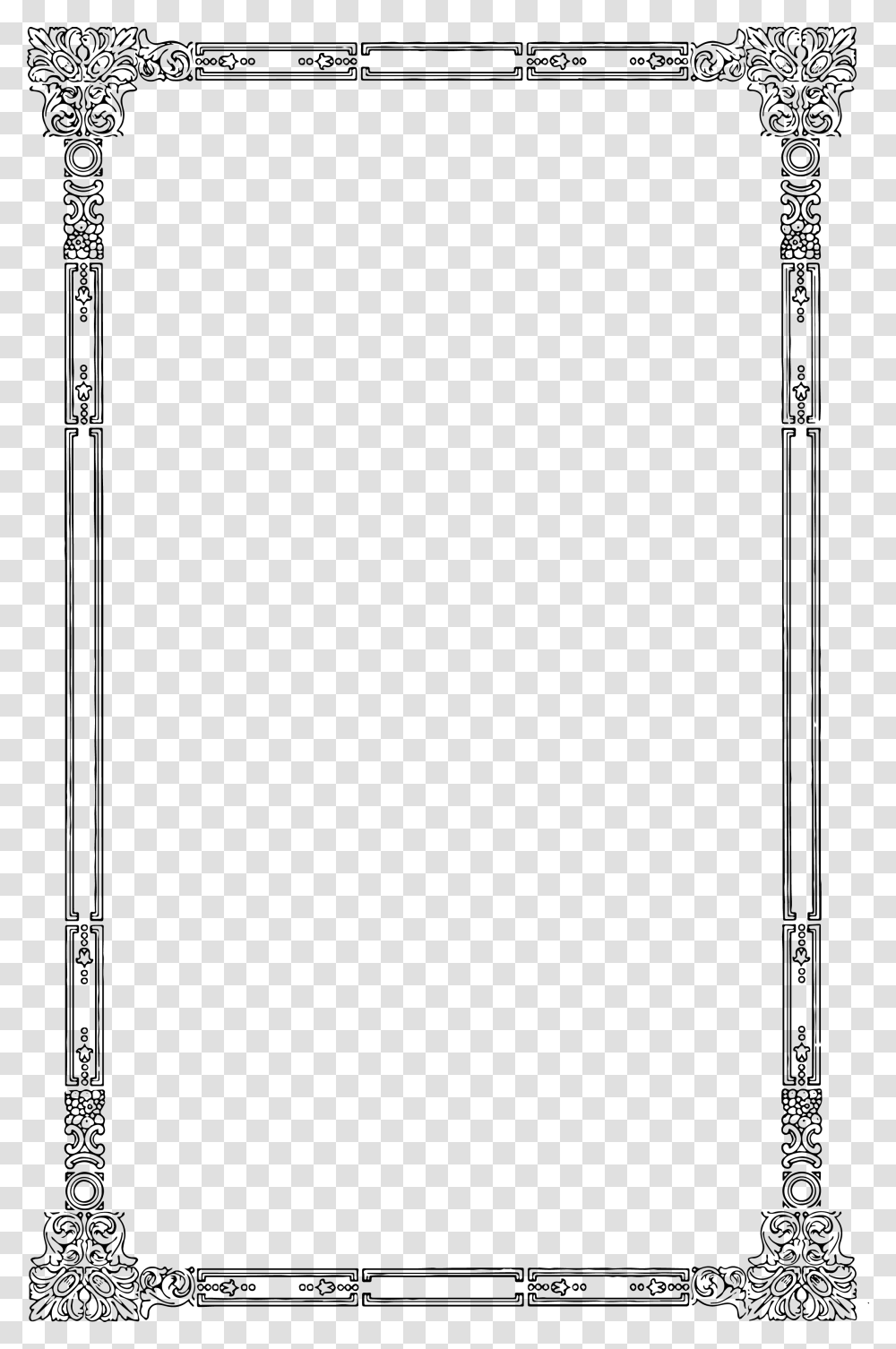 Fancy Rectangle Border Vector, White Board, Page, Arrow Transparent Png