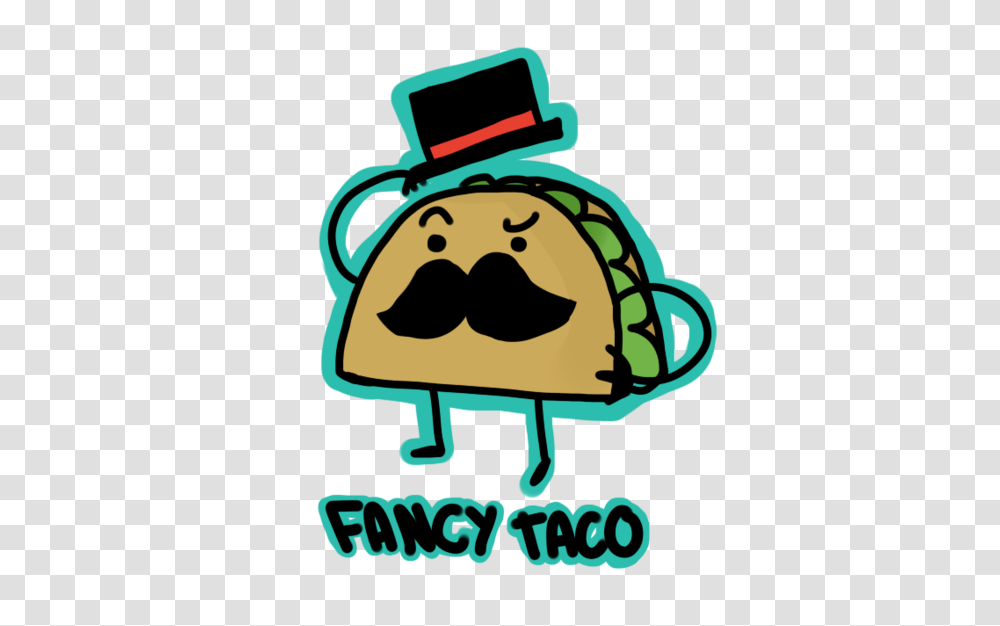 Fancy Taco Cartoon Mustaches Tacos Taco Cartoon, Alarm Clock, Cowbell, Poster, Advertisement Transparent Png