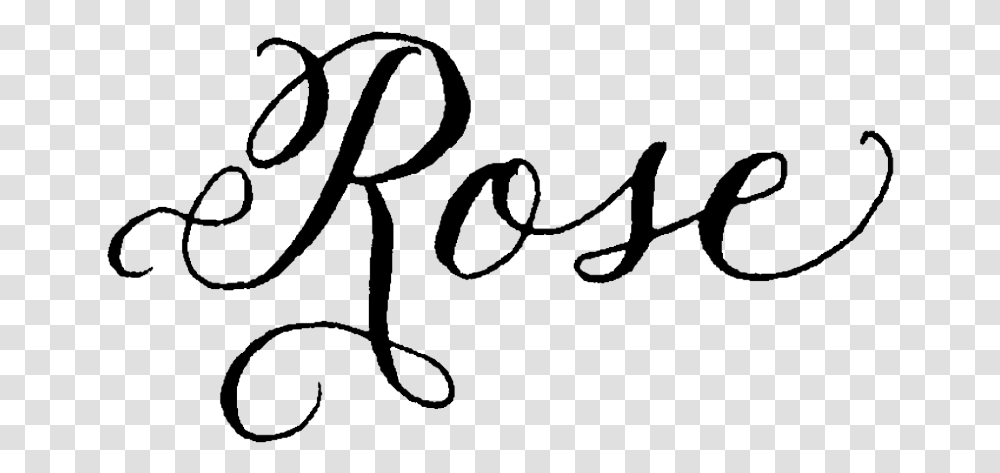 Fancy Wedding Calligraphy In Dc And Nationwide Write Rose In Calligraphy, Apparel, Alphabet Transparent Png
