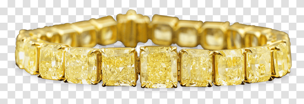 Fancy Yellow Diamond Bracelet 55 66 Carats Yellow Diamond Bracelet, Food, Gold, Honeycomb, Wristwatch Transparent Png