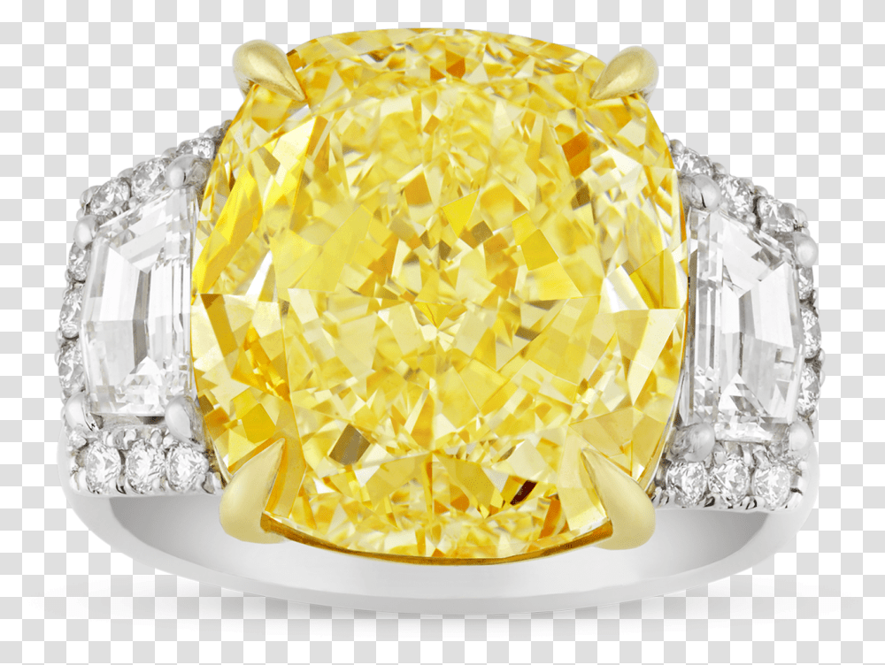 Fancy Yellow Diamond Ring Engagement Ring, Aluminium, Foil, Gemstone, Jewelry Transparent Png