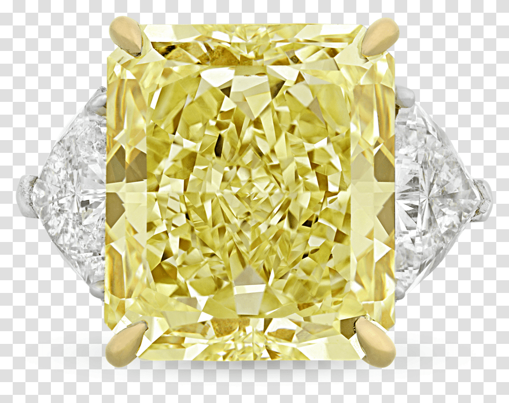 Fancy Yellow Diamond Ring Gold Diamong Rjng Transparent Png