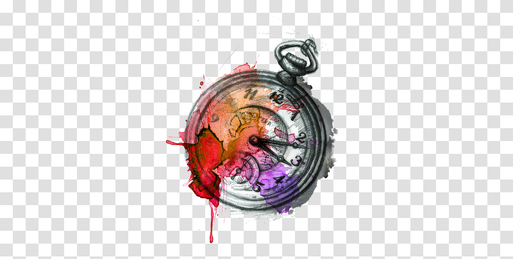 Fandom Related Images Masterpost Watercolor Clock Watercolour, Sphere, Astronomy, Outer Space, Universe Transparent Png