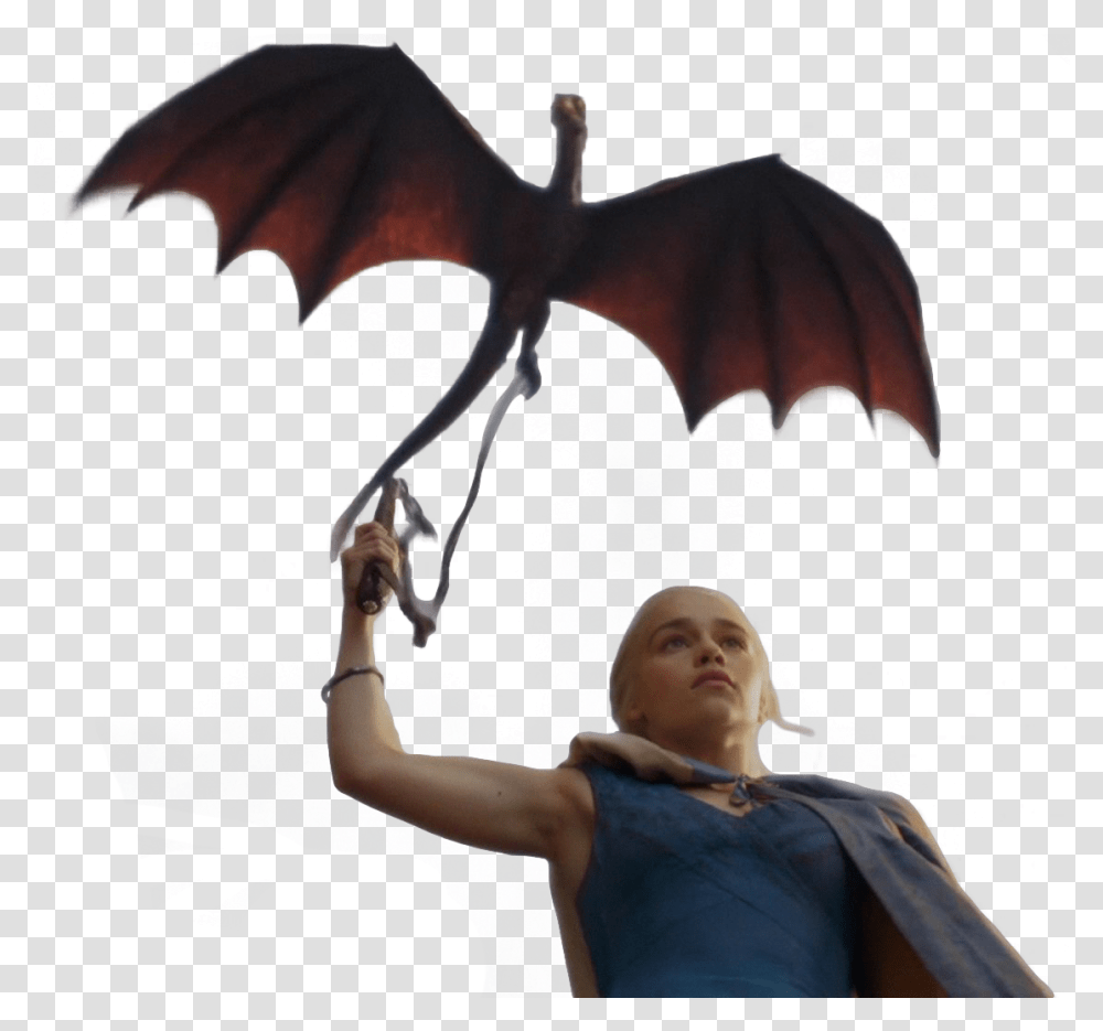 Fandom Transparents - Daenerys Targaryen Flying Game Of Thrones Dragon, Person, Human, Mammal, Animal Transparent Png