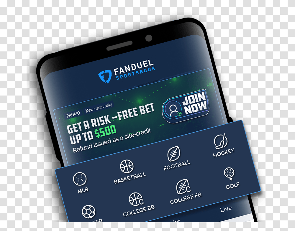 Fanduel App On Mobile Phone Smartphone, Electronics, Cell Phone, Paper Transparent Png