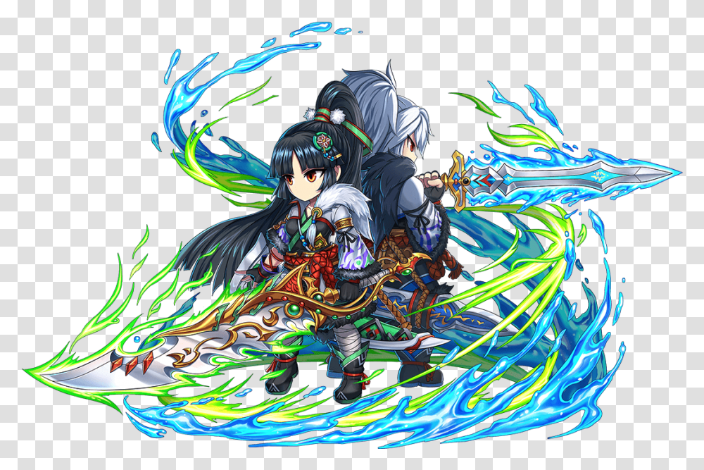Fang Fei Or Fei Fang However You Like It Getting Their Brave Frontier Fei And Fang, Comics, Book, Person, Human Transparent Png