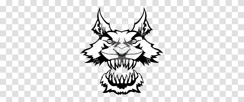 Fang Vector Free Download On Unixtitan, Stencil, Drawing Transparent Png