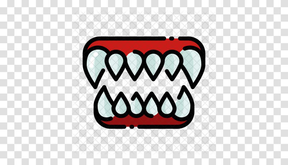 Fangs Icon Icon, Poster, Advertisement, Symbol, Logo Transparent Png